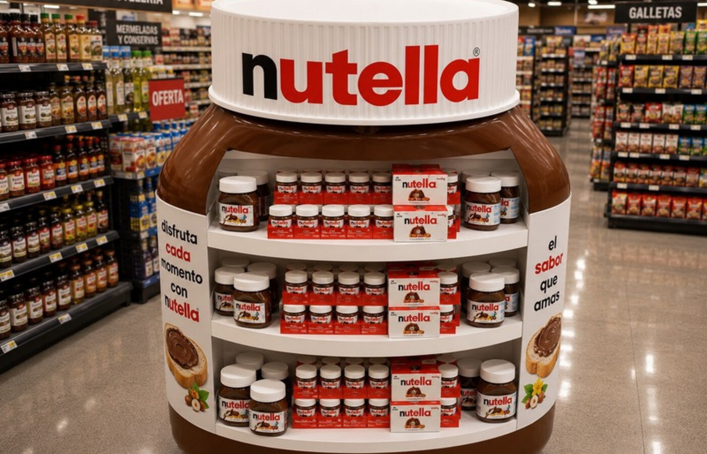 Display Nutella